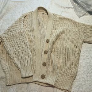 Cream babaa cardigan